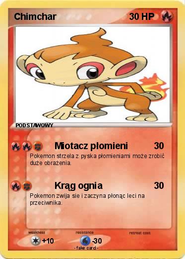 Pokemon Chimchar
