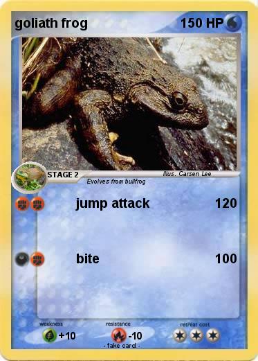 Pokemon goliath frog