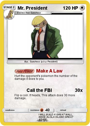 Pokemon Mr. President
