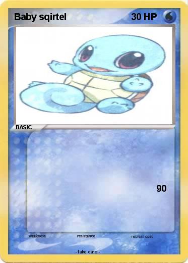 Pokemon Baby sqirtel