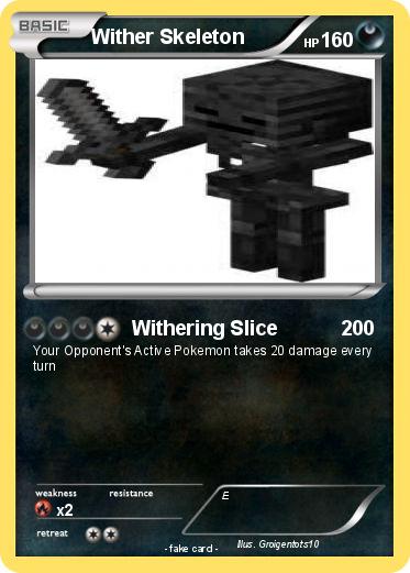 Pokemon Wither Skeleton