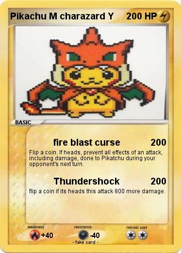 Pokemon Pikachu M charazard Y
