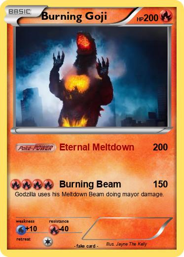 Pokemon Burning Goji