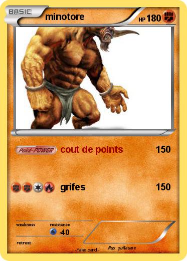 Pokemon minotore