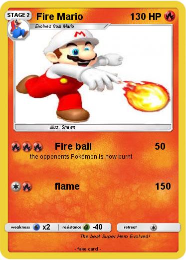Pokemon Fire Mario