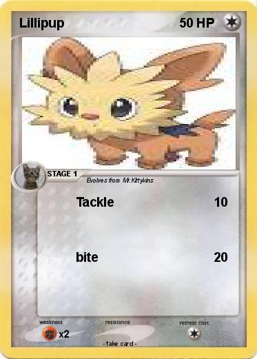Pokemon Lillipup