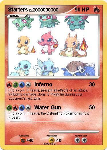 Pokemon Starters