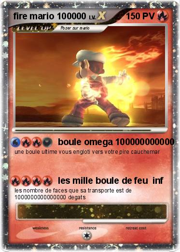 Pokemon fire mario 100000