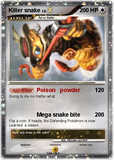 Pokemon Killer snake