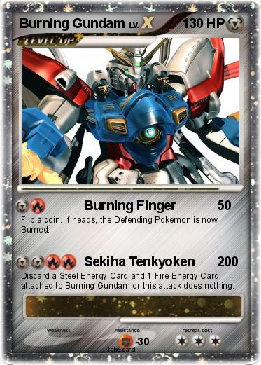 Pokemon Burning Gundam
