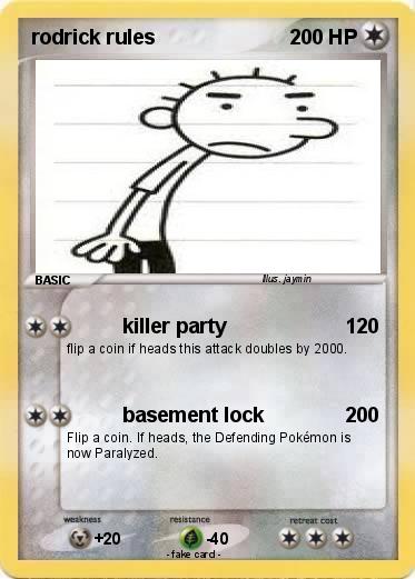 Pokemon rodrick rules