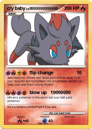 Pokemon cry baby