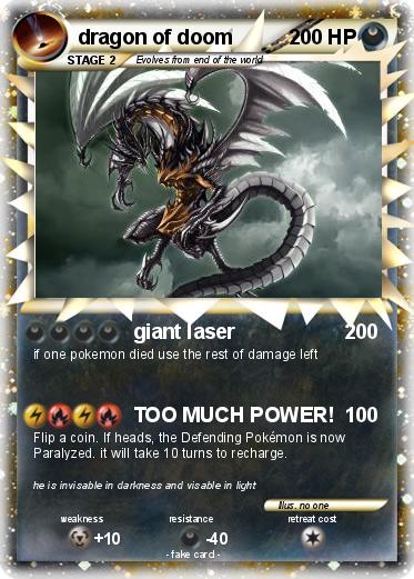Pokemon dragon of doom