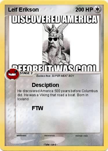 Pokemon Leif Erikson
