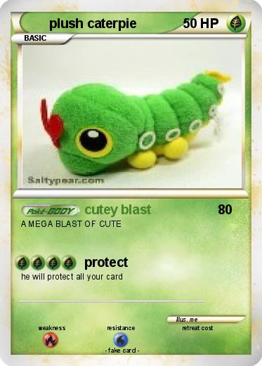 Pokemon plush caterpie