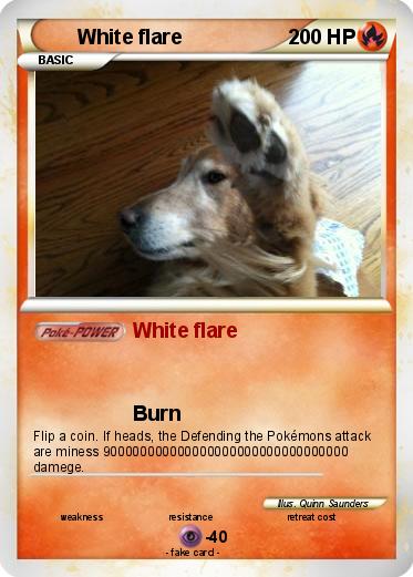 Pokemon White flare