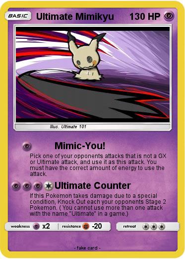 Pokemon Ultimate Mimikyu