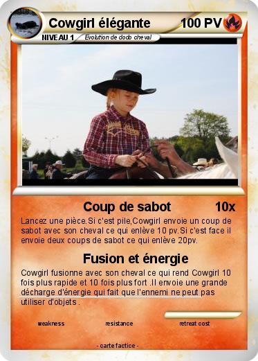 Pokemon Cowgirl élégante