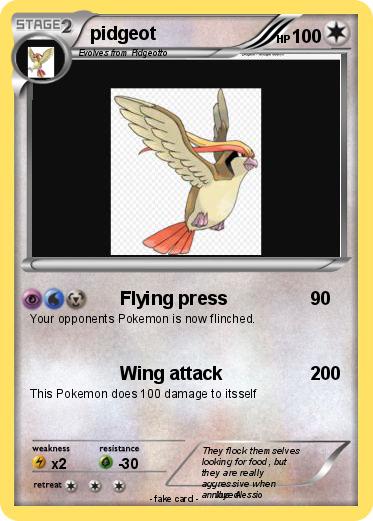 Pokemon pidgeot