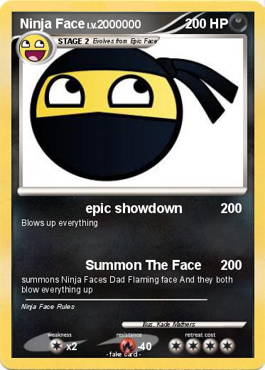 Pokemon Ninja Face