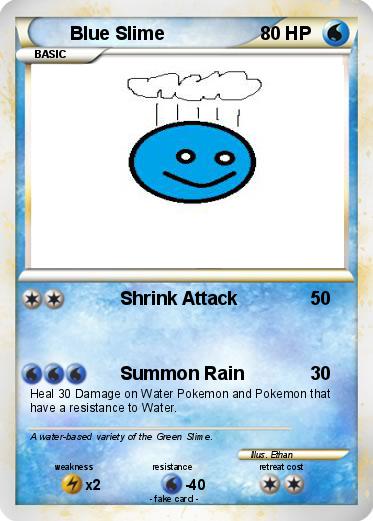 Pokemon Blue Slime
