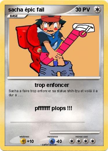 Pokemon sacha épic fail