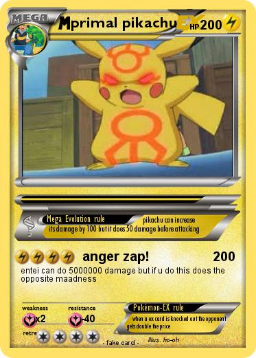 Pokemon primal pikachu