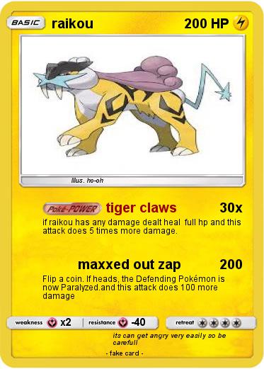 Pokemon raikou