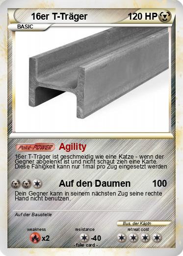 Pokemon 16er T-Träger