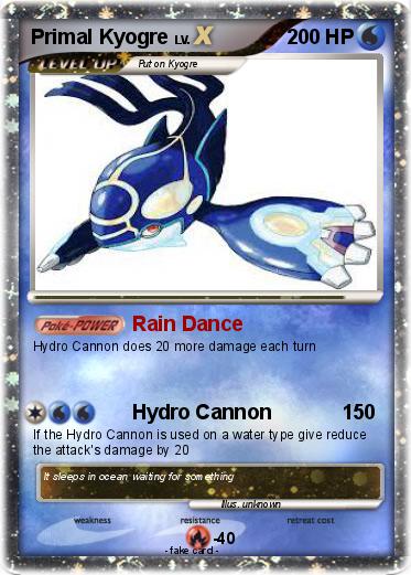 Pokemon Primal Kyogre