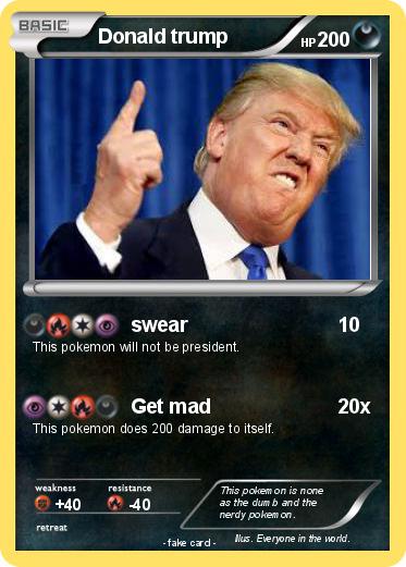 Pokemon Donald trump