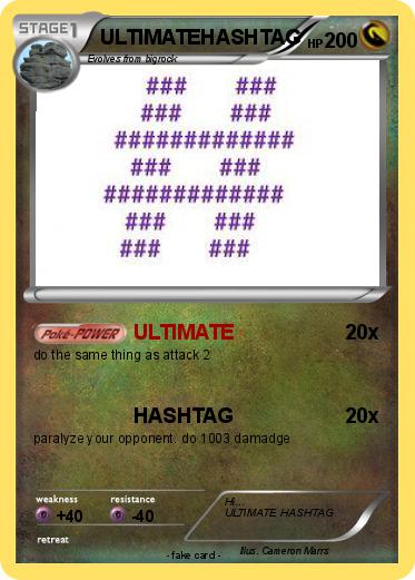 Pokemon ULTIMATEHASHTAG