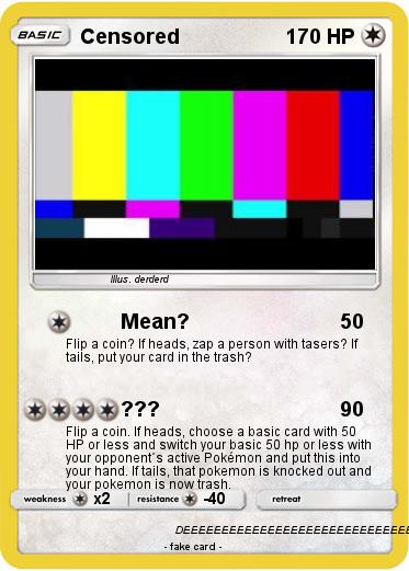 Pokemon Censored
