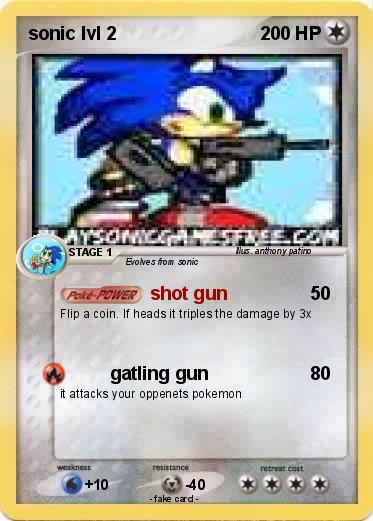 Pokemon sonic lvl 2