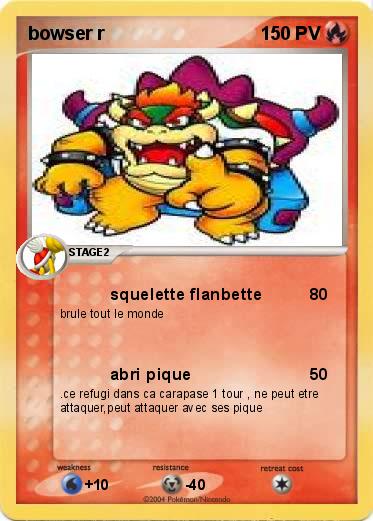 Pokemon bowser r