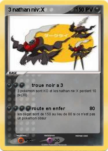 Pokemon 3 nathan niv:X