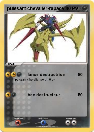 Pokemon puissant chevalier-rapace
