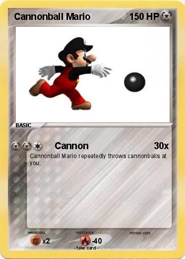 Pokemon Cannonball Mario