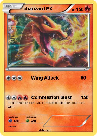 Pokemon charizard EX