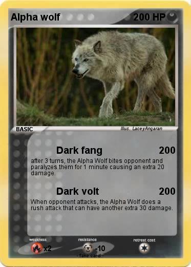 Pokemon Alpha wolf