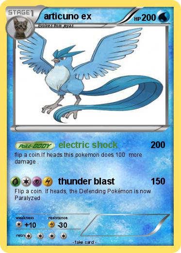 Pokemon articuno ex