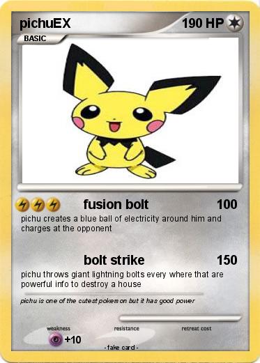 Pokemon pichuEX