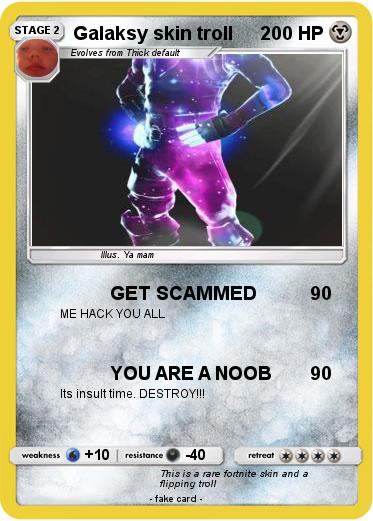Pokemon Galaksy skin troll