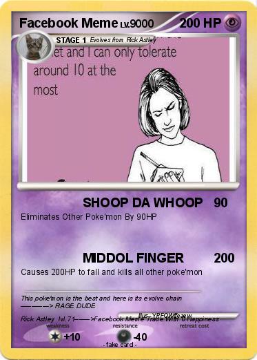 Pokemon Facebook Meme