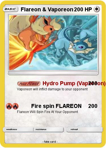 Pokemon Flareon & Vaporeon