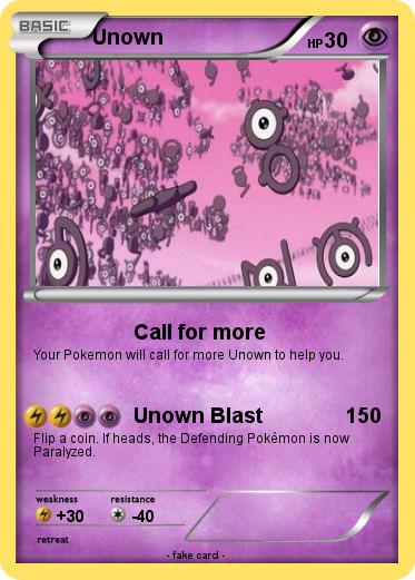 Pokemon Unown