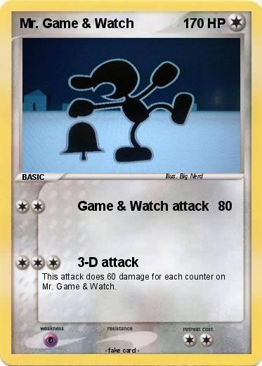 Pokemon Mr. Game & Watch