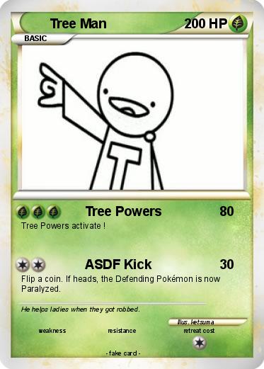 Pokemon Tree Man