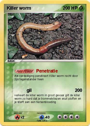 Pokemon Killer worm
