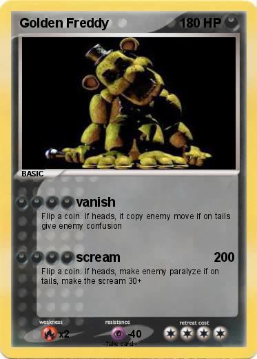 Pokemon Golden Freddy